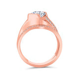 Princess Cut Channel Set Diamond Ring Set