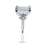5 Carat Emerald Cut Diamond Ring