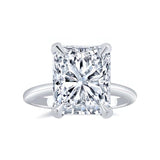 5 Carat Radiant Cut Moissanite Ring