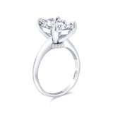 5 Carat Radiant Cut Moissanite Ring