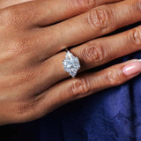 3.5 Carat Radiant Cut Diamond Ring