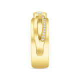 Mens Unique Diamond Band