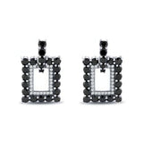 Black Diamond Earrings
