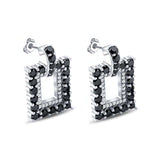 Black Diamond Earrings