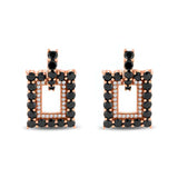 Black Diamond Earrings
