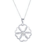 Lab Diamond Intertwined Hearts Necklace