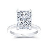 5 Carat Radiant Cut Lab Created Diamond Solitaire Ring