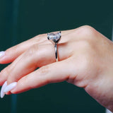 5 Carat Radiant Cut Lab Created Diamond Solitaire Ring