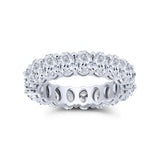 5 Carat Oval Lab Diamond Eternity Band
