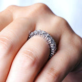 5 Carat Oval Lab Diamond Eternity Band