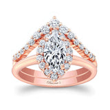 Marquise Cut Diamond Wedding Set