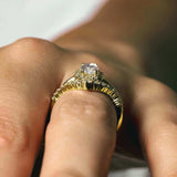 Marquise Cut Diamond Wedding Set
