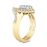Marquise Cut Diamond Wedding Set