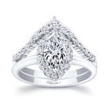 Marquise Cut Diamond Wedding Set