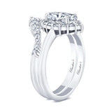 Marquise Cut Diamond Wedding Set