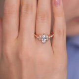 Marquise Cut Engagement Ring