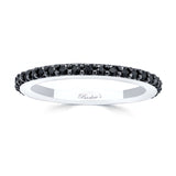 Black Diamond Wedding Band For Ring Style 8335LBK