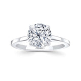 2 Carat Cushion Cut Lab Diamond Solitaire Engagement Ring
