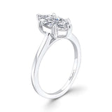 2 Carat Marquise Cut Lab Diamond Solitaire Engagement Ring
