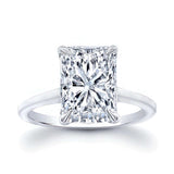 2 Carat Radiant Cut Lab Diamond Solitaire Engagement Ring