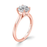 2 Carat Round Lab Diamond Solitaire Engagement Ring
