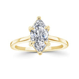 2 Carat Marquise Cut Lab Diamond Solitaire Engagement Ring