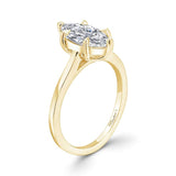 2 Carat Marquise Cut Lab Diamond Solitaire Engagement Ring