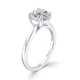 2 Carat Round Lab Diamond Solitaire Engagement Ring