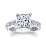 2 Carat Princess Cut Moissanite Ring