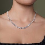 15 Carat Lab Grown Diamond Necklace