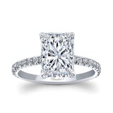 3 Carat Radiant Cut Moissanite Ring