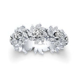 Floral Lab Diamond Eternity Band