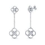 Moissanite Dangle Earrings