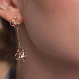 Moissanite Dangle Earrings