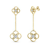 Moissanite Dangle Earrings