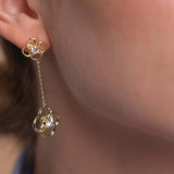 Moissanite Dangle Earrings