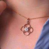 Moissanite Dangle Necklace
