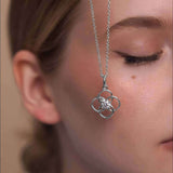 Moissanite Dangle Necklace