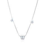 Lab Diamond Butterfly Necklace