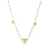 Lab Diamond Butterfly Necklace