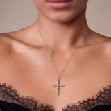Beaded Cross Necklace