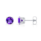 1 Carat Amethyst Studs