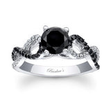 Black Diamond Infinity Ring