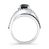 1 Carat Black Diamond Ring
