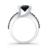 Vintage Pave Black Diamond Ring