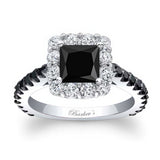 Black Diamond Princess Ring