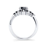 Black Diamond Unique Wedding Set
