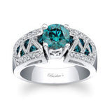 Vintage Blue Diamond Ring