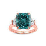 5 Carat Blue Diamond Ring