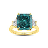 5 Carat Blue Diamond Ring